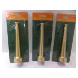 3 Harbor Freight Solid Brass Fire Hose Nozzles 3 Harbor Freight Solid Brass Fire Hose Nozzles