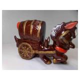 Vintage Terra Cotta Pottery Whiskey Decanter Vintage Terra Cotta Pottery Whiskey Decanter