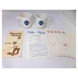 2 Fredeens Railmugs Sante Fe Mugs Chipped SEE 2 Fredeens Railmugs Sante Fe Mugs Chipped SEE