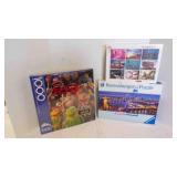 3 Puzzles Of 1000 Pieces, Ravensburger 3 Puzzles Of 1000 Pieces, Ravensburger