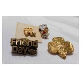 Girl Scout Membership Pin, Friend Day Lapel Pin Girl Scout Membership Pin, Friend Day Lapel Pin