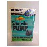 Beckett Baby Versa Submersible Pump Model Beckett Baby Versa Submersible Pump Model