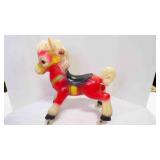Vintage Plastic Toy Riding Horse w/Rolling Wheels Vintage Plastic Toy Riding Horse w/Rolling Wheels