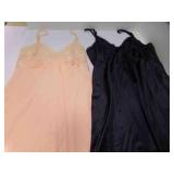2 Vintage Nighties or Slips, Black has Damage 2 Vintage Nighties or Slips, Black has Damage