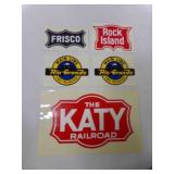 Rock Island Railroad Sticker, Frisco Railroad Rock Island Railroad Sticker, Frisco Railroad