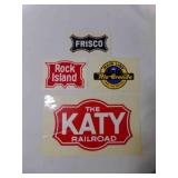Rock Island Railroad Sticker, Frisco Railroad Rock Island Railroad Sticker, Frisco Railroad