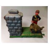 Vintage Cast Iron Artillery Bank Not Working Vintage Cast Iron Artillery Bank Not Working