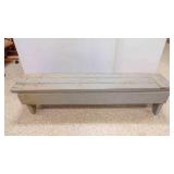 Old wood Bench 66" X 18" X 16", Chipping Old wood Bench 66" X 18" X 16", Chipping