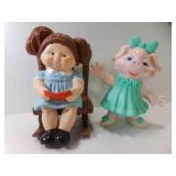 Unmarked Ceramic Miss Piggy Figurine 9�" Tall Unmarked Ceramic Miss Piggy Figurine 9�" Tall