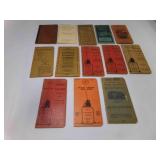 11 Vintage Railroad Time Books, Employee 11 Vintage Railroad Time Books, Employee