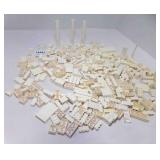 1 LBS 8 Oz White Legos Various Pieces 1 LBS 8 Oz White Legos Various Pieces