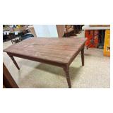 Primitive Farmhouse Solid Wood Utility Table Primitive Farmhouse Solid Wood Utility Table