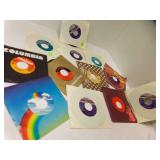 12 Vintage 45 Records w/Sleeves, Motown, MCA 12 Vintage 45 Records w/Sleeves, Motown, MCA