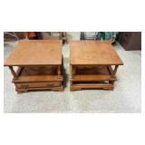 2 End Tables 1 Has Drawer 2 End Tables 1 Has Drawer