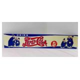 Metal Tin 1940 Drink Pepsi-Cola 5�, 22" X 5�" Metal Tin 1940 Drink Pepsi-Cola 5�, 22" X 5�"
