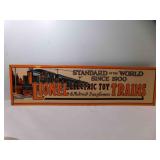 22" X 6" Porcelain Lionel Electric Toy Trains 22" X 6" Porcelain Lionel Electric Toy Trains