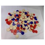 Tin Full of Cardboard Poker Chips Tin Full of Cardboard Poker Chips