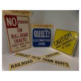 4 Model Train Signs 4 Model Train Signs
