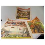 4 1960 Old Time Circus Poster Reproductions 4 1960 Old Time Circus Poster Reproductions