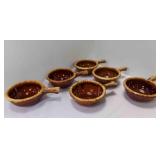 6 5�" Hull Pottery Oven Proof Drip Glaze Onion 6 5�" Hull Pottery Oven Proof Drip Glaze Onion