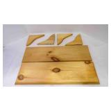 2 wood Shelves That Needs Assembled 2 wood Shelves That Needs Assembled