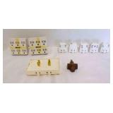 5 Grounded Outlets W/On/Off Switch, 2 Woods 5 Grounded Outlets W/On/Off Switch, 2 Woods