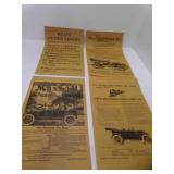 4 14" X 9" Car Advertisements, Rules of the Tavern 4 14" X 9" Car Advertisements, Rules of the Tavern