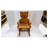 Vintage Childs Wood Rocking Chair w/Bare Back Vintage Childs Wood Rocking Chair w/Bare Back