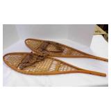 wood Snow Shoes w/Leather Straps wood Snow Shoes w/Leather Straps
