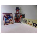 1992 Metal Lionel Train Sign, "I 1992 Metal Lionel Train Sign, "I