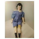 19" Tall Vintage Porcelain Doll, No Markings 19" Tall Vintage Porcelain Doll, No Markings