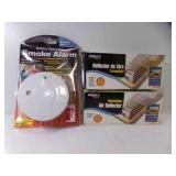 2 Unbreakable Air Deflectors, Smoke Alarms 2 Unbreakable Air Deflectors, Smoke Alarms