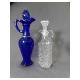 Cobalt Blue AVON Skin So Soft Bottle EMPTY Cruet Cobalt Blue AVON Skin So Soft Bottle EMPTY Cruet