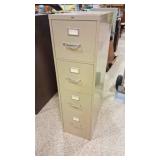 4 Drawer Metal Letter Size HON Filing Cabinet 4 Drawer Metal Letter Size HON Filing Cabinet