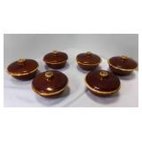 6 5�" Hull Pottery Oven Proof Drip Glaze Chilli 6 5�" Hull Pottery Oven Proof Drip Glaze Chilli