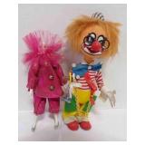 Vintage Clown Doll & A  Show Stopper Porcelain Vintage Clown Doll & A  Show Stopper Porcelain