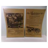 2 Laminated Auto Ads, Studebaker 40, Maxwell 2 Laminated Auto Ads, Studebaker 40, Maxwell