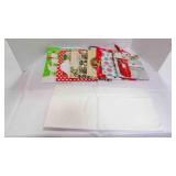 8 Christmas Bags & White Tissue Papers 8 Christmas Bags & White Tissue Papers