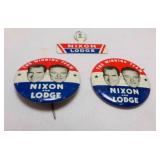 3 Nixon, Lodge Campaign Pins Green Duck Company 3 Nixon, Lodge Campaign Pins Green Duck Company