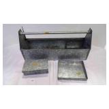 Hand Made Galvanized Tool Box w/Sliding Tray Hand Made Galvanized Tool Box w/Sliding Tray
