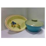 UNBRANDED Stoneware Pottery Bowl w/Lid UNBRANDED Stoneware Pottery Bowl w/Lid