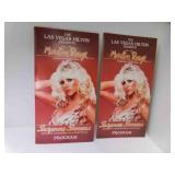 2 Vintage Las Vegas Hilton Bal-Du Moulin Rouge 2 Vintage Las Vegas Hilton Bal-Du Moulin Rouge