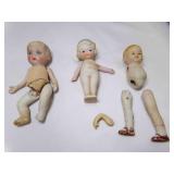 Porcelain Bisque Antique Baby Dolls Japan Nippon Porcelain Bisque Antique Baby Dolls Japan Nippon
