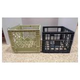 Hanging File Crate & A Milk Crate Hanging File Crate & A Milk Crate