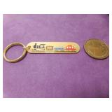 Gold Tone Train Key Chain, 1868-1968, 1968-2068 Gold Tone Train Key Chain, 1868-1968, 1968-2068