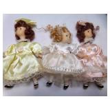 3 5" Porcelain Dolls, In Need of Repair 3 5" Porcelain Dolls, In Need of Repair