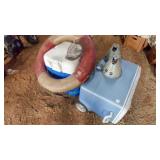 2 - Coolers, Life Preserver, Lights