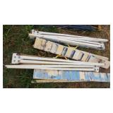 2 SETS OF METAL SAW HORSES