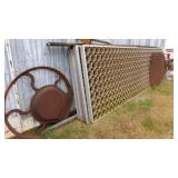 4 ALUMINUM PANELS, 17