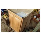 2 - Wood Cabinets